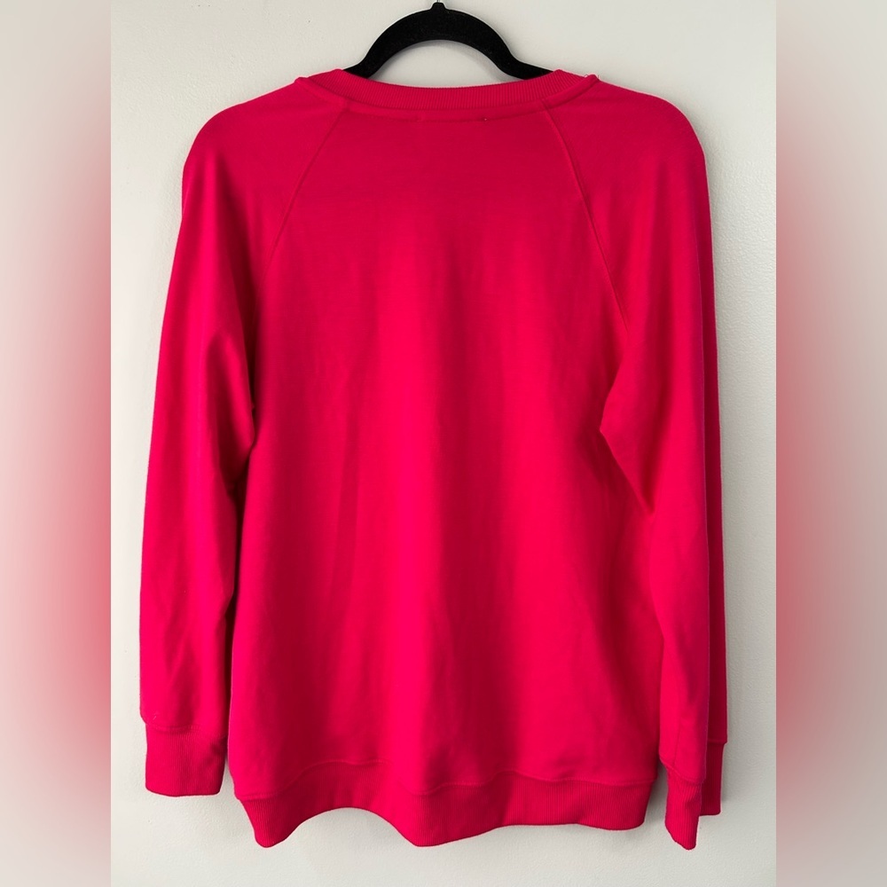 Philosophy Women’s Medium Pink 'Be Mine' Valentines Sweatshirt soft cozy comfy - Picture 2 of 5